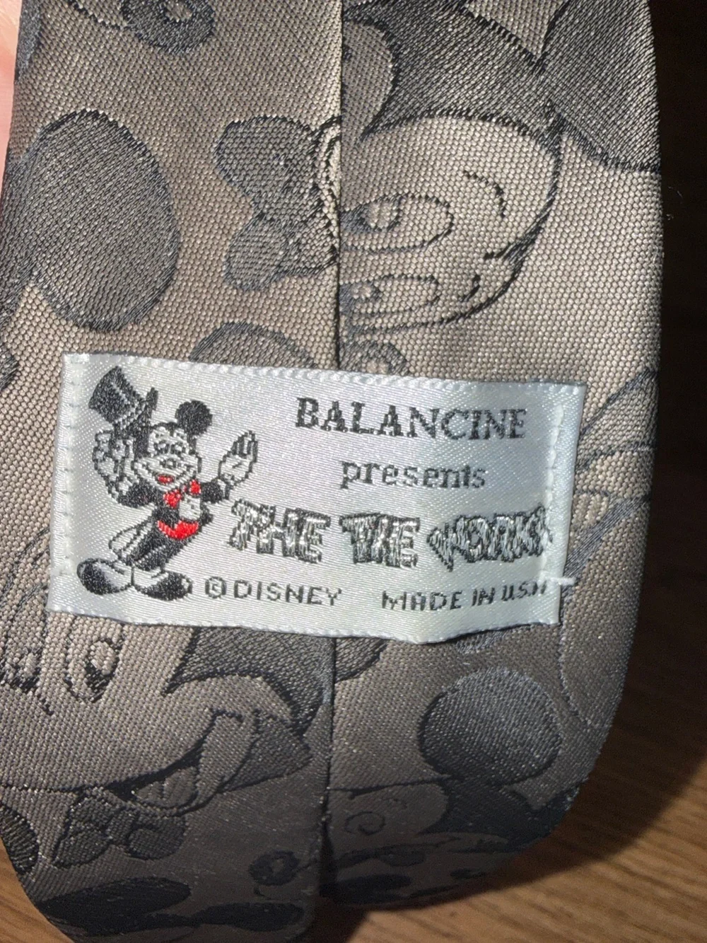 Vintage Mickey balancine tie